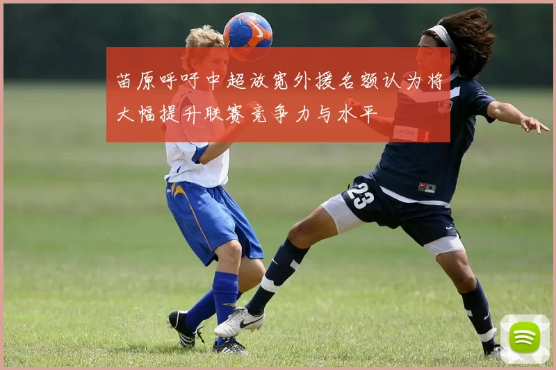 苗原呼吁中超放宽外援名额认为将大幅提升联赛竞争力与水平